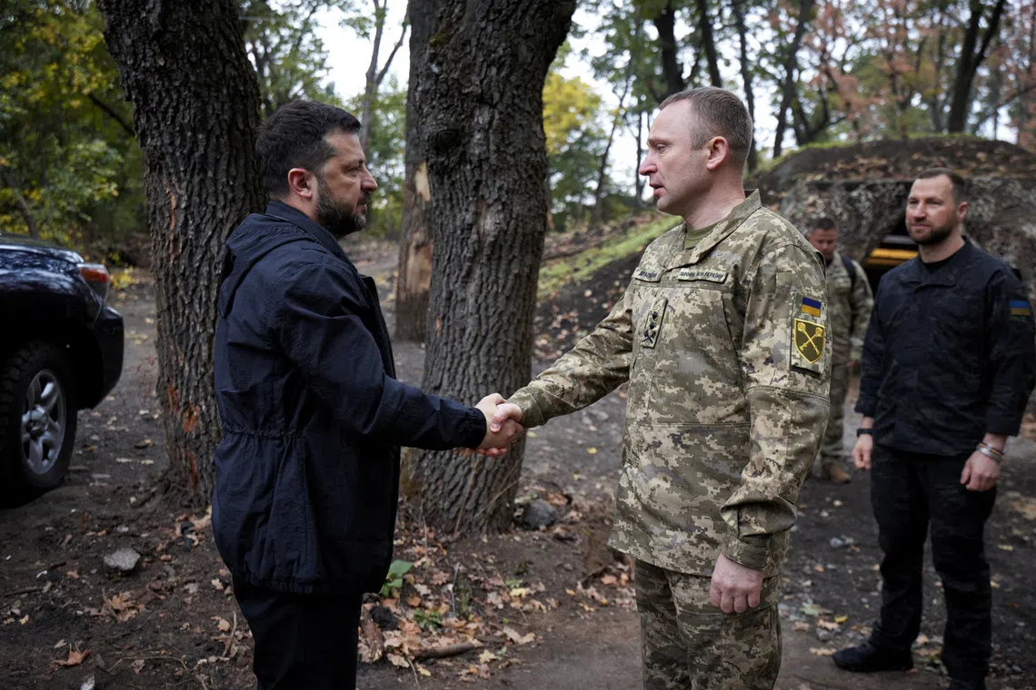 Zelenskiy says he visits military command post near Ukraine's eastern frontline