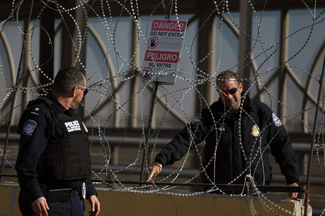 Vehicle crossings on an international bridge connecting Ciudad Juarez and El Paso, Texas were halted for about 40 minutes.