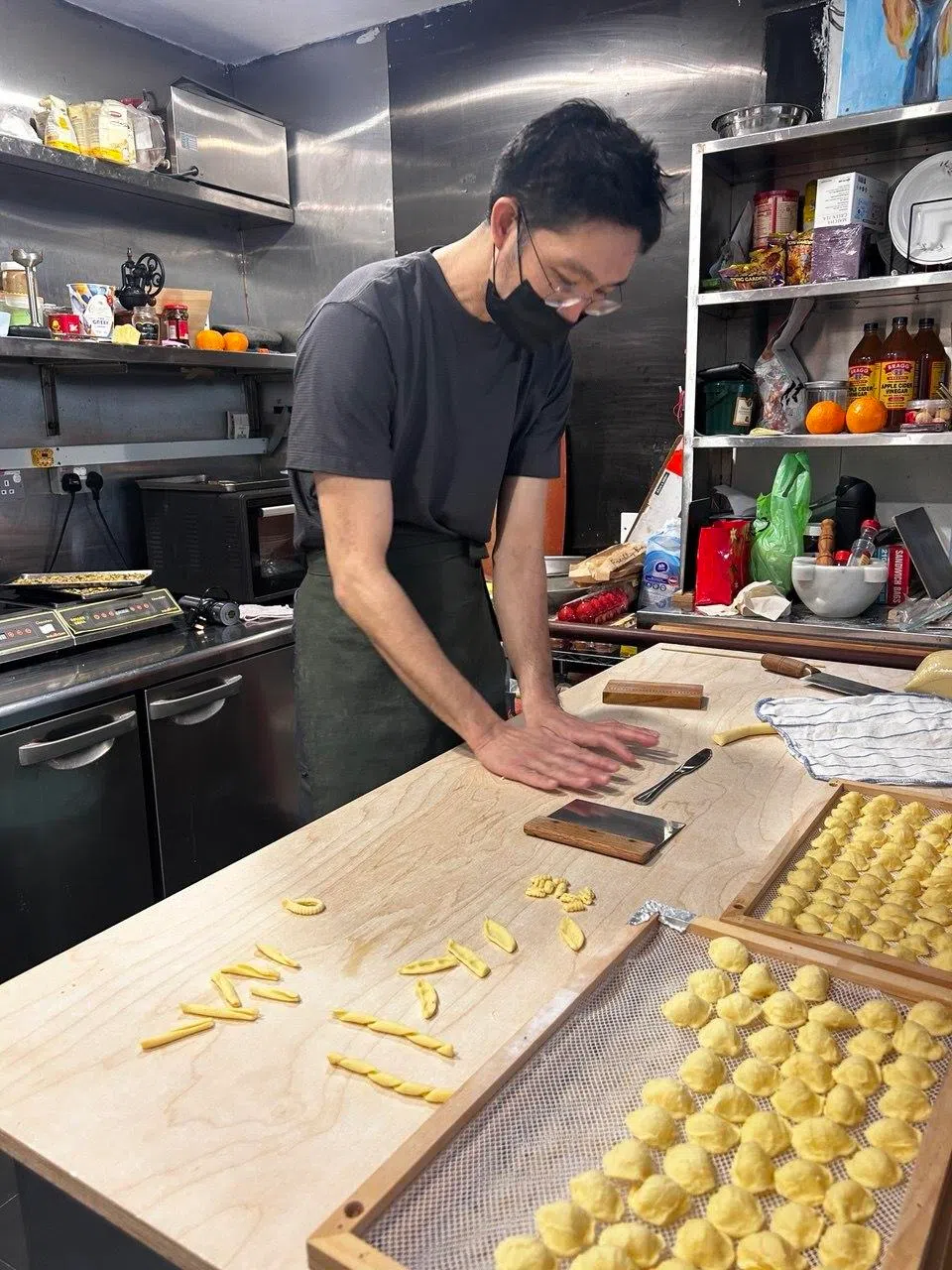 With only one pasta main course, Mr Lim Zhi Han of 42 Pasta Is The Answer is able to use ingredients more efficiently.