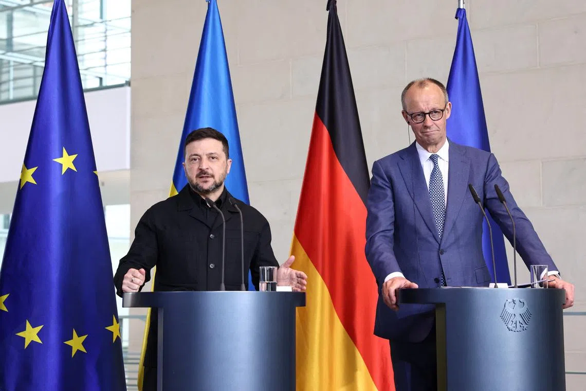 Germany's Merz pitches 'associate' EU membership for Ukraine