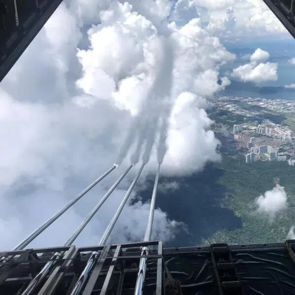 In Johor, cloud seeding will be carried out during the dry phase to encourage rainfall.
