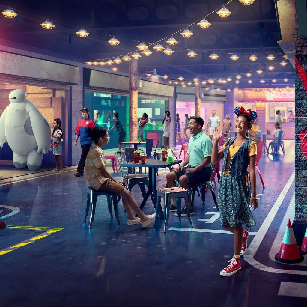 Disney cruise San Fransokyo Street