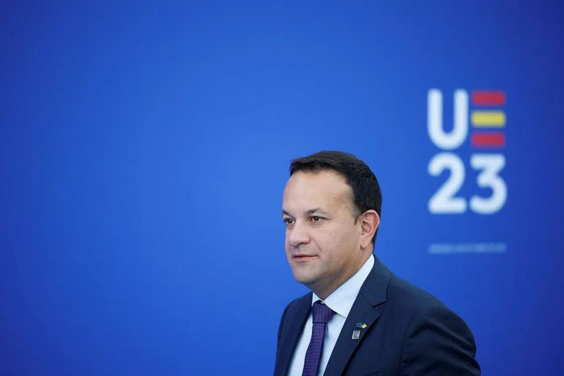 FILE PHOTO: Ireland's Prime Minister (Taoiseach) Leo Varadkar attends the informal meeting of European heads of state or government, in Granada, Spain October 6, 2023. REUTERS/Juan Medina/File Photo