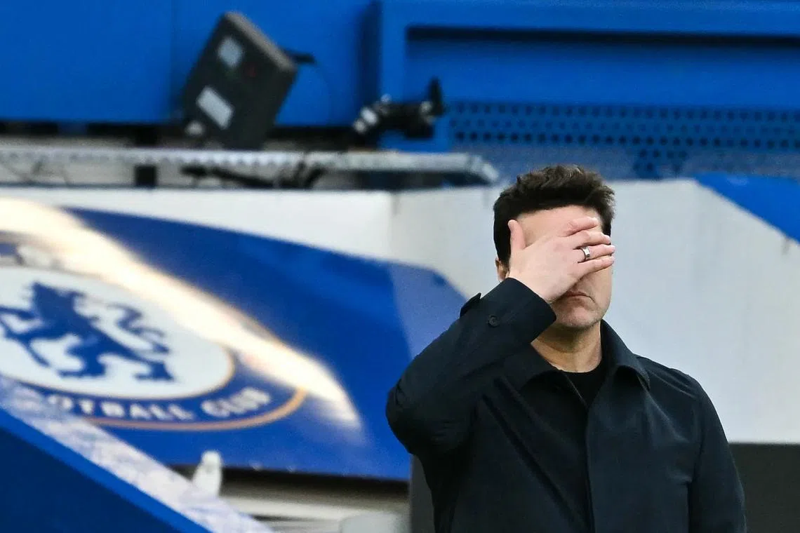 Mauricio Pochettino said the “stress” of his difficult first season in charge at Stamford Bridge was having an impact on his young squad.