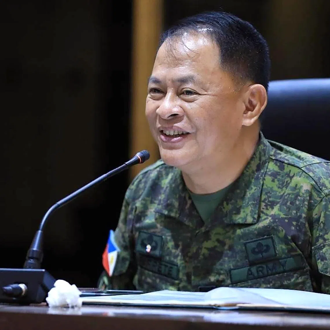 Antonio Nafarrete will take the helm of the 160,000-strong Philippine military.