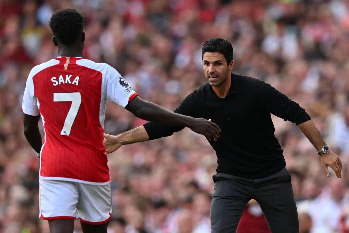 Arsenal manager Mikel Arteta is preparing the Gunners for a physical battle with Everton in their English Premier League clash at Goodison Park.