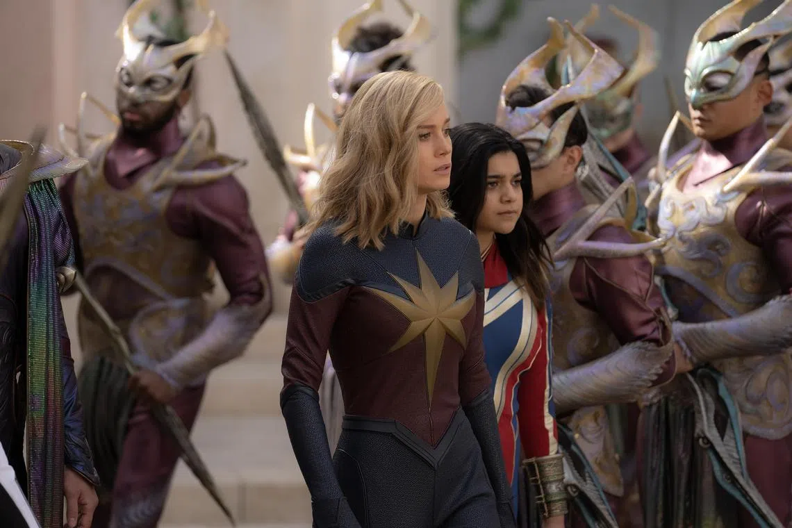 admarvels08 - Brie Larson (left) and Iman Vellani in The Marvels


Source/copyright: The Walt Disney Co