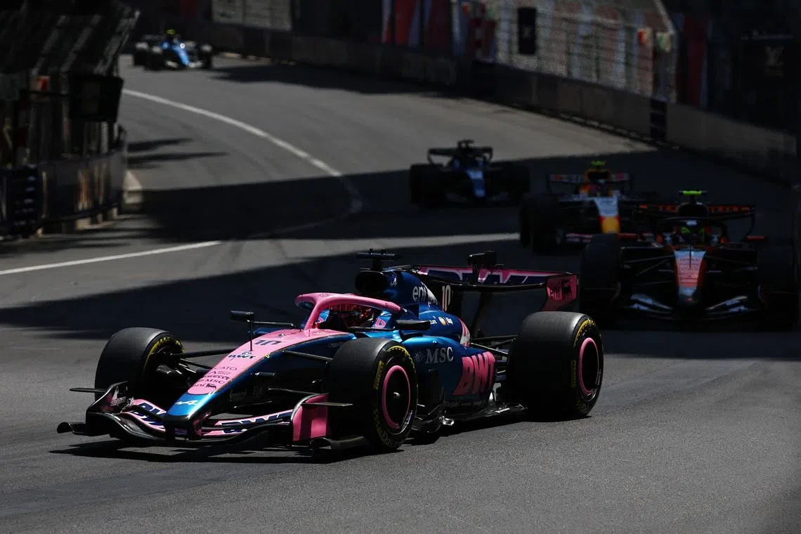Alpine's Pierre Gasly in action during the race, Formula One F1, Monaco Grand Prix, Circuit de Monaco, Monaco, June 7, 2026.  REUTERS/Manon Cruz