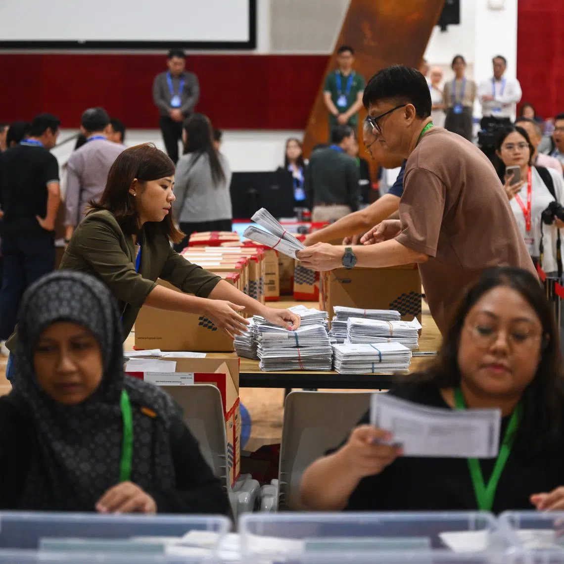 The ballots of more than 9,000 Singaporeans who voted overseas were counted on May 15 for the general election.