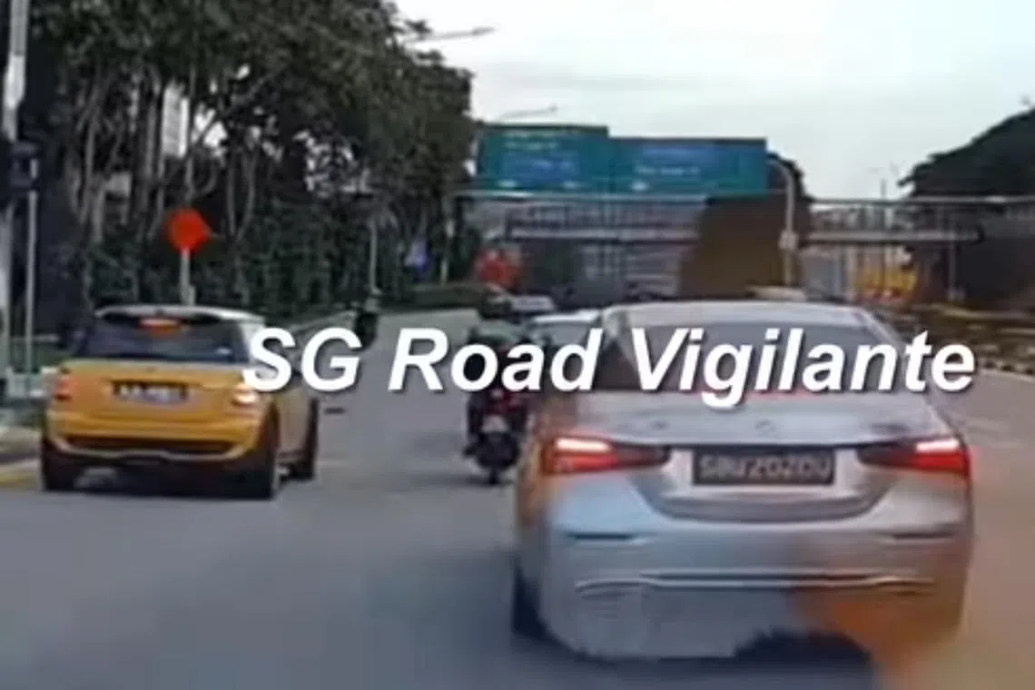 The police were alerted to the accident at about 6.10pm along Jurong Town Hall Road, towards Jurong East Street 11.