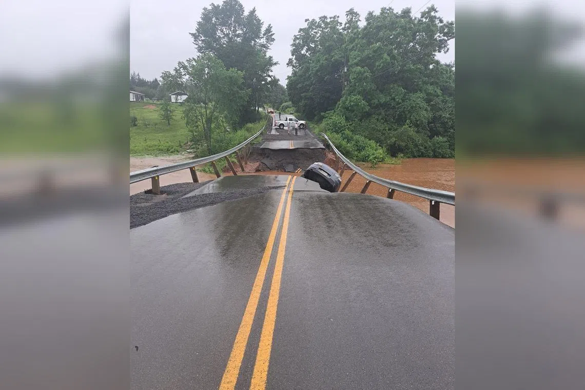 The city of Halifax reported "significant damage" to roads and infrastructure and urged people to stay at home.