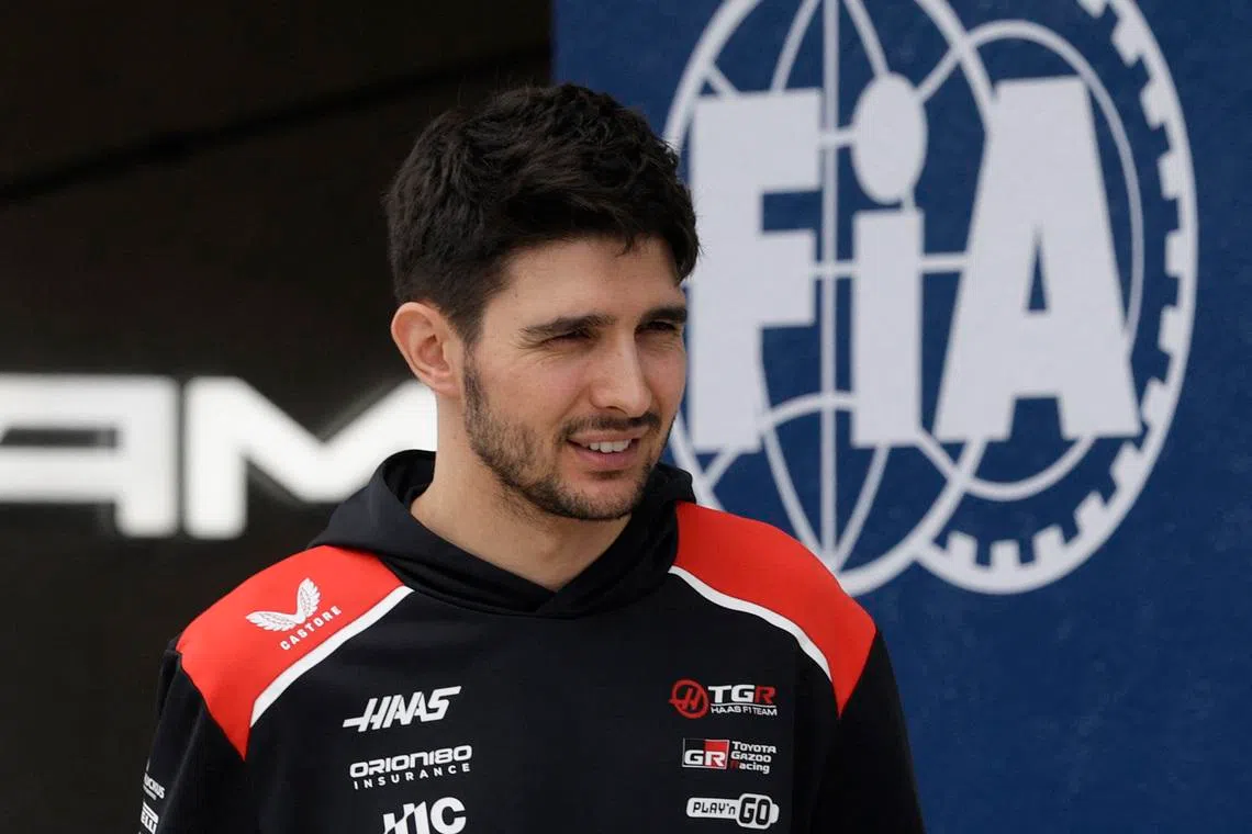 Formula One F1 - Miami Grand Prix - Miami International Autodrome, Miami, Florida, United States - May 3, 2026 Haas' Esteban Ocon ahead of the race REUTERS/Brian Snyder