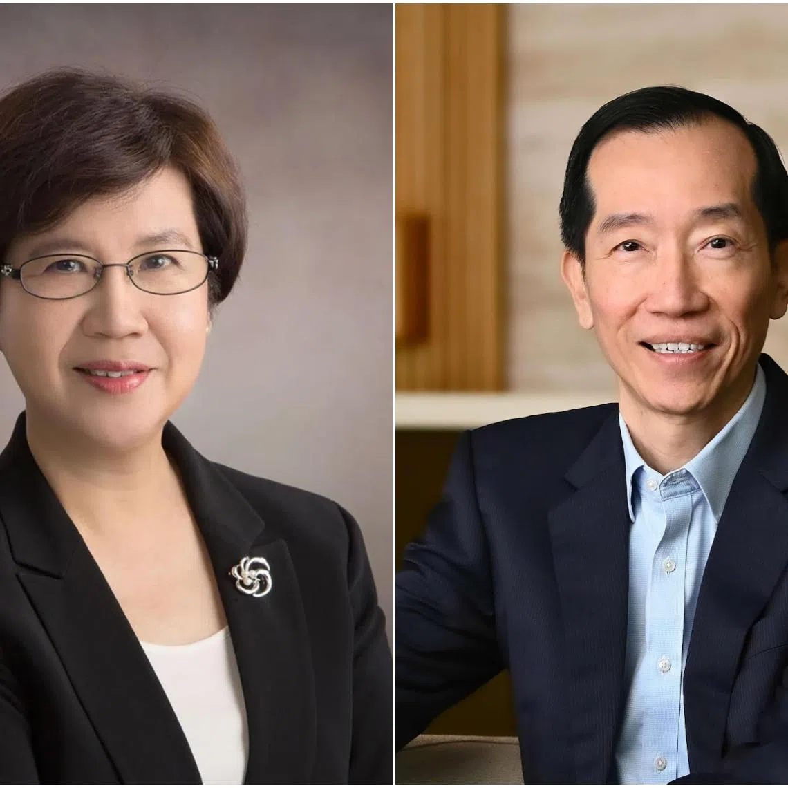 Mr Ng Wai Choong (right) succeeds Ms Goh Soon Poh, who will step down on the same day.