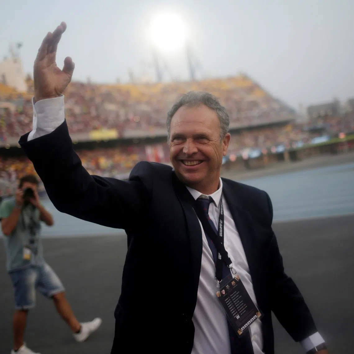 Soccer Football - Spanish Super Cup - Barcelona v Sevilla - Grand Stade de Tanger, Tangier, Morocco - August 12, 2018   Sevilla director of football Joaquin Caparros before the match   REUTERS/Jon Nazca