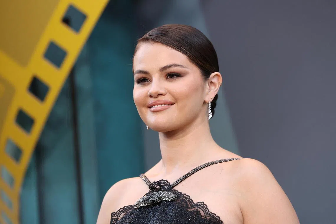 Cast member Selena Gomez attends a premiere for season 4 of the television series "Only Murders in the Building" at Paramount Studios in Los Angeles, California, U.S., August 22, 2024. REUTERS/Mario Anzuoni