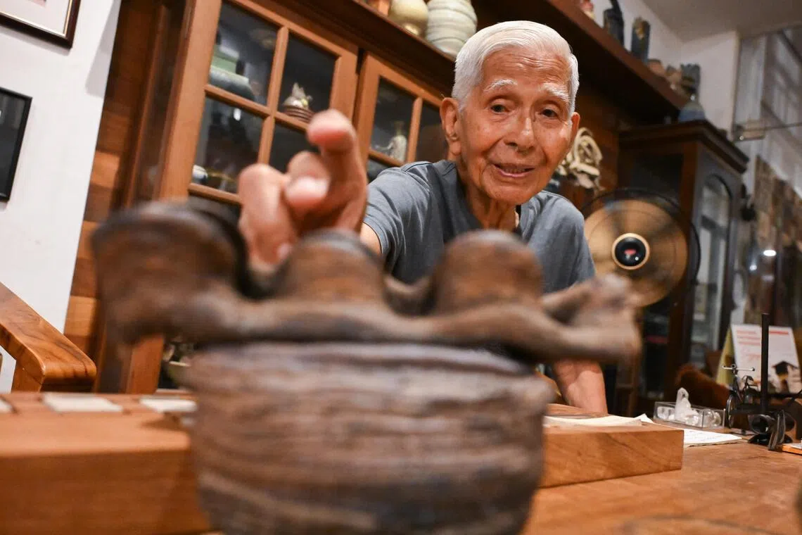 About two dozen works by master potter Iskandar Jalil will be on show at the Singapore Clay Festival from Nov 6 to 9.