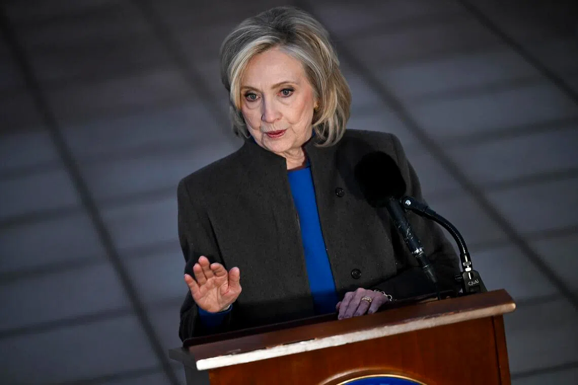 Hillary Clinton said Joe Biden had made a “terrible mistake for himself, his legacy and for the country” in trying to run again at age 81.
