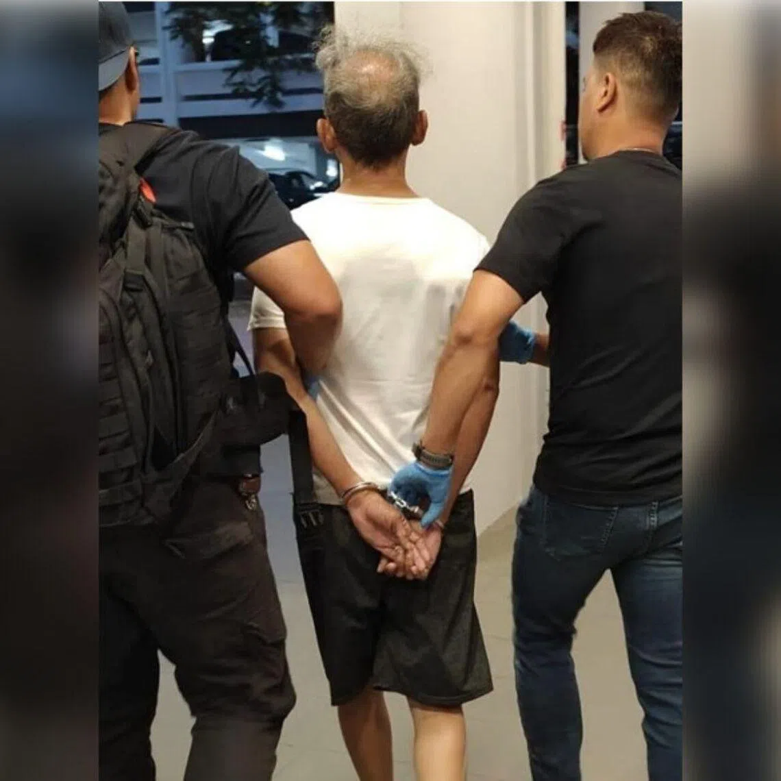 A suspected drug offender arrested in CNB's islandwide raids from Feb 2 to 6.