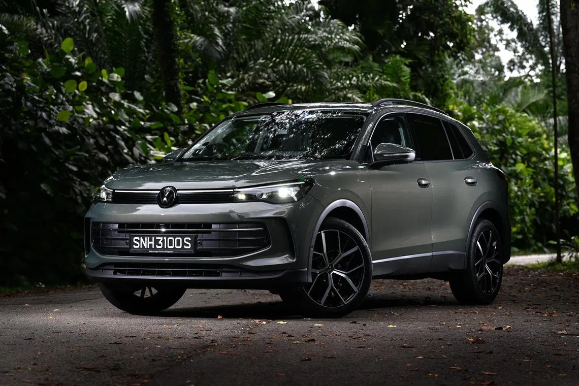 ST20240528_202469761517 ntvw31 Chong Jun Liang
The Volkswagen Tiguan photographed on May 28, 2024 *********** New VW Tiguan - the popular family SUV is now a Category A COE car.