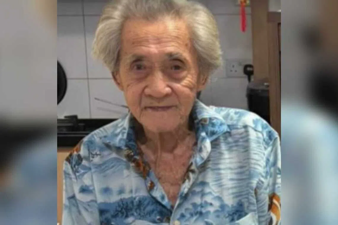 The police had earlier issued an appeal for information on the whereabouts of Mr Wong Gee Cheong.