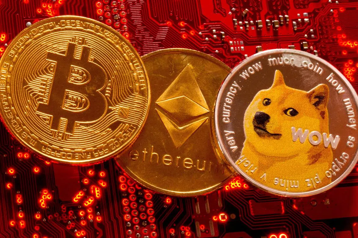 Several crypto stocks also closed in negative territory.