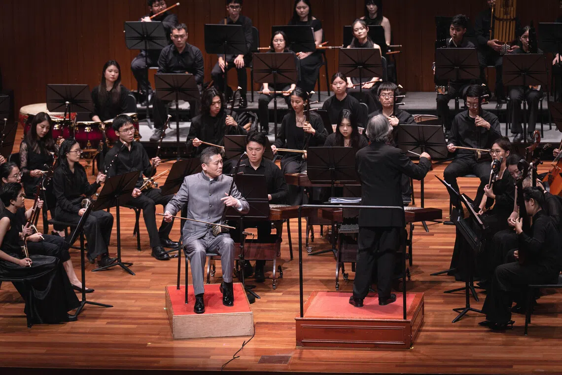 The Nafa Chinese Orchestra performed a programme of classical pieces at the Singapore Conference Hall on Sept 28.