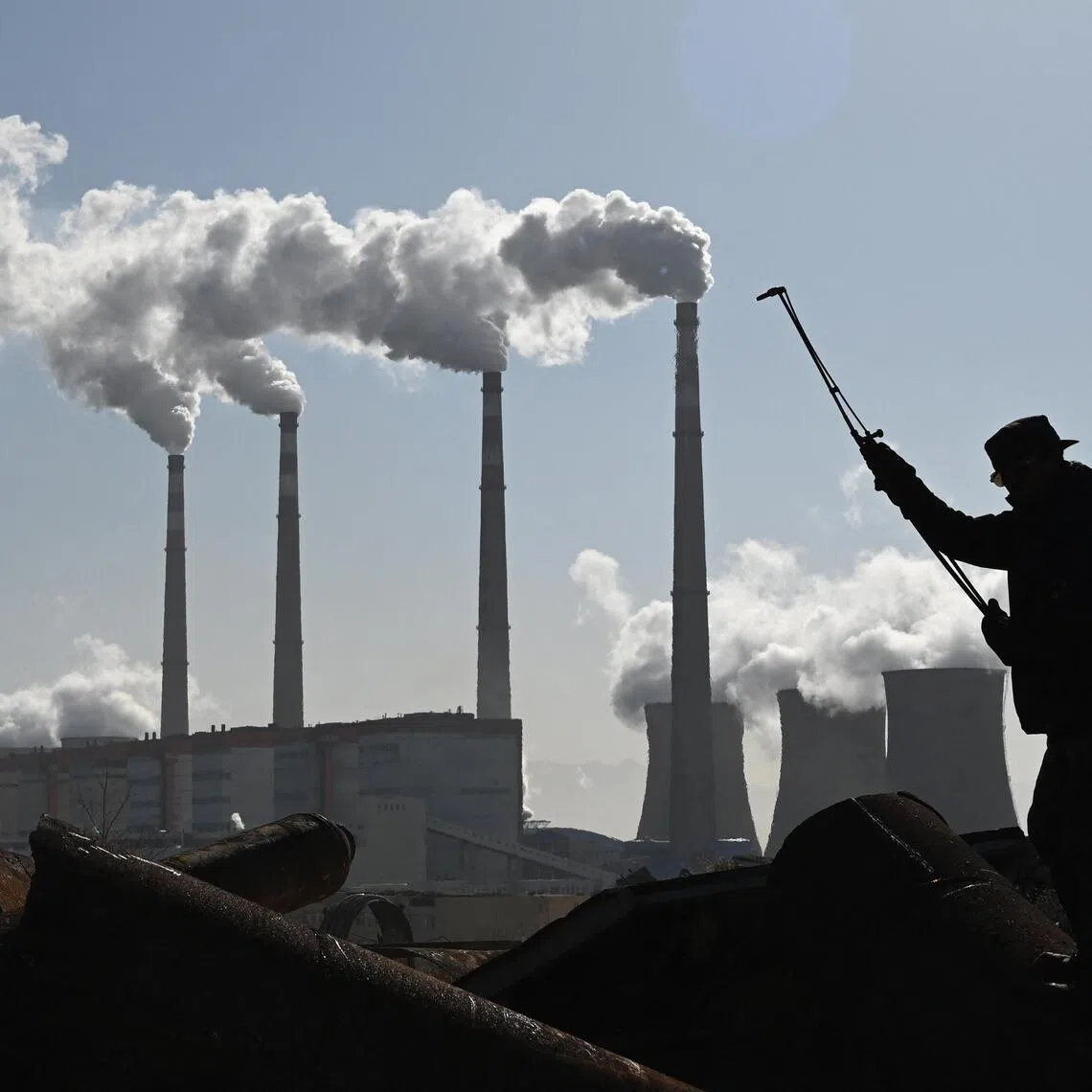 The coal-powered Datang International Zhangjiakou Power Station at Zhangjiakou, China, in 2021. 