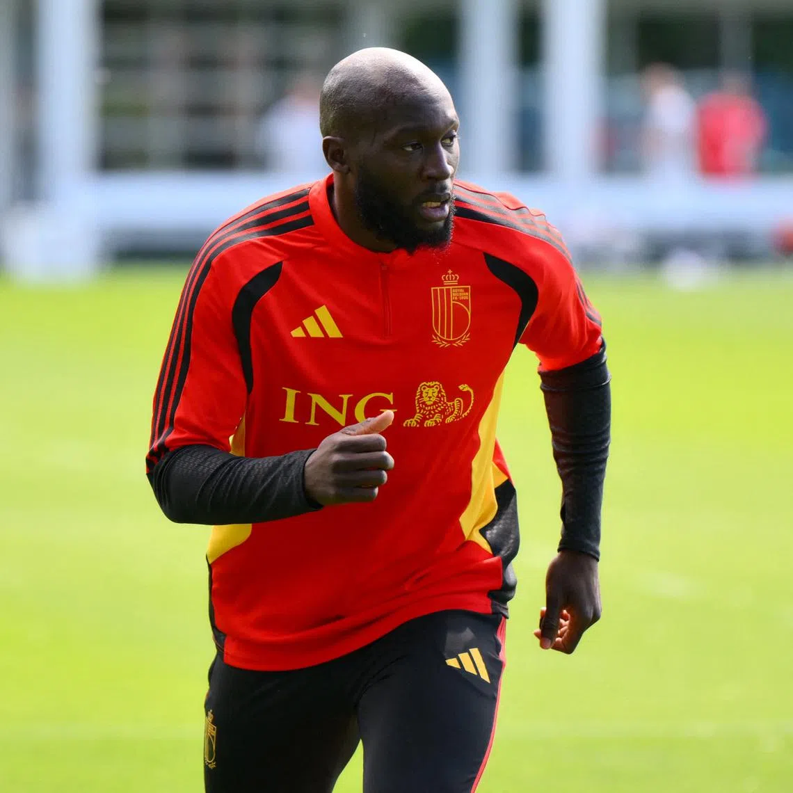Soccer Football - FIFA World Cup 2026 - Belgium Training - Seattle Sounders FC Performance Centre and Clubhouse, Renton, Washington, U.S. - June 10, 2026 Belgium's Romelu Lukaku during training IMAGN IMAGES via Reuters/Steven Bisig