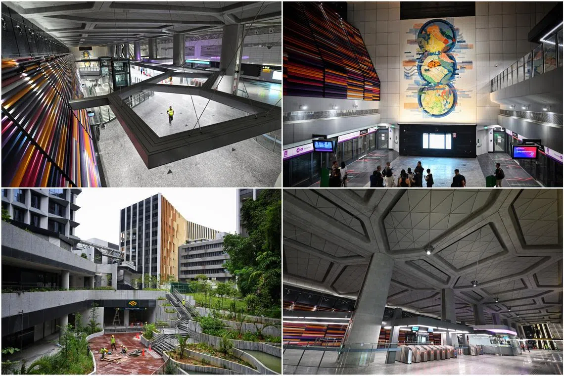 The station on the North East Line took four years to design and six years to build.