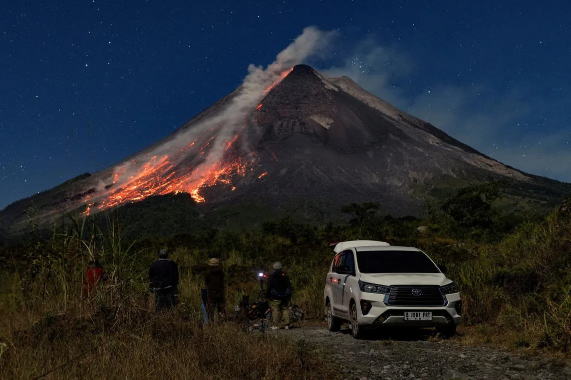 Mount Merapi in Central Java is one of the volcanoes included in the advisory.