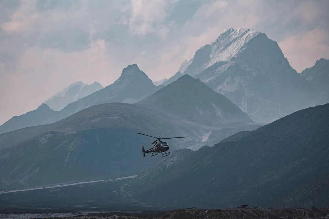 The two men were climbing without guides and their walkie-talkie had been found in their tent.