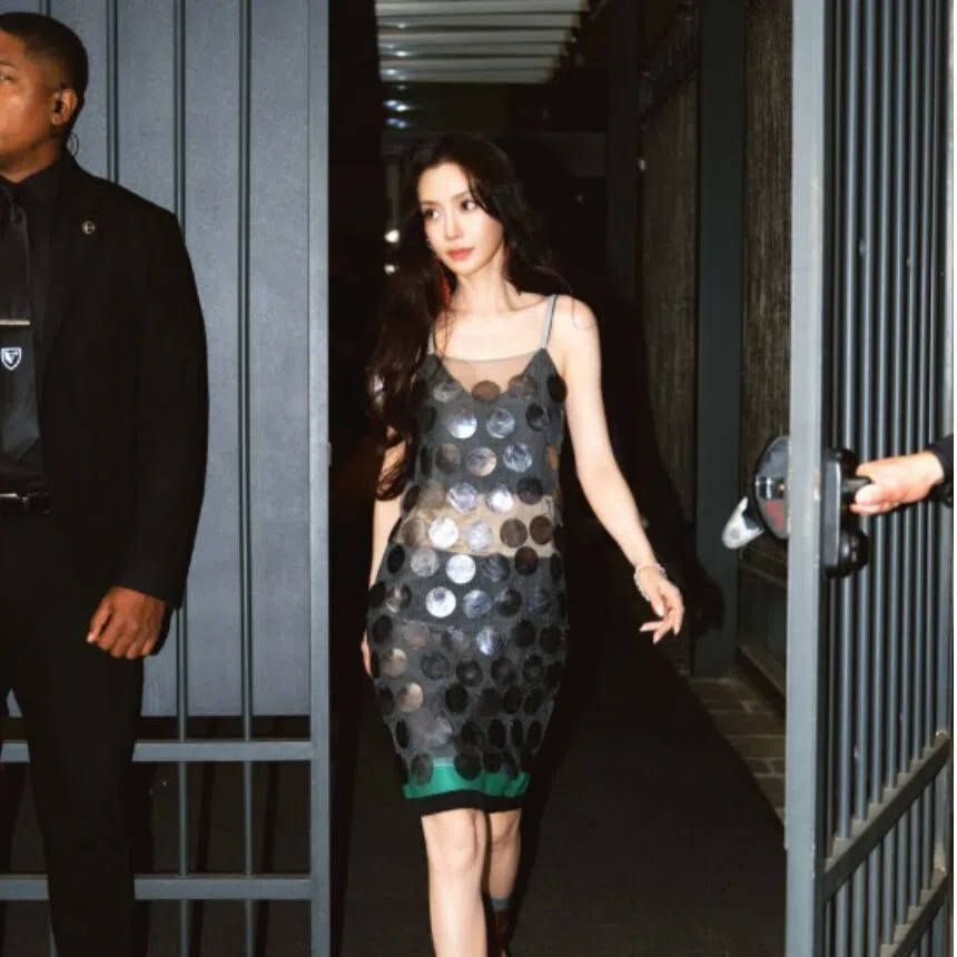 Angelababy hads attended fashion week events in New York, London, Paris and now Milan.