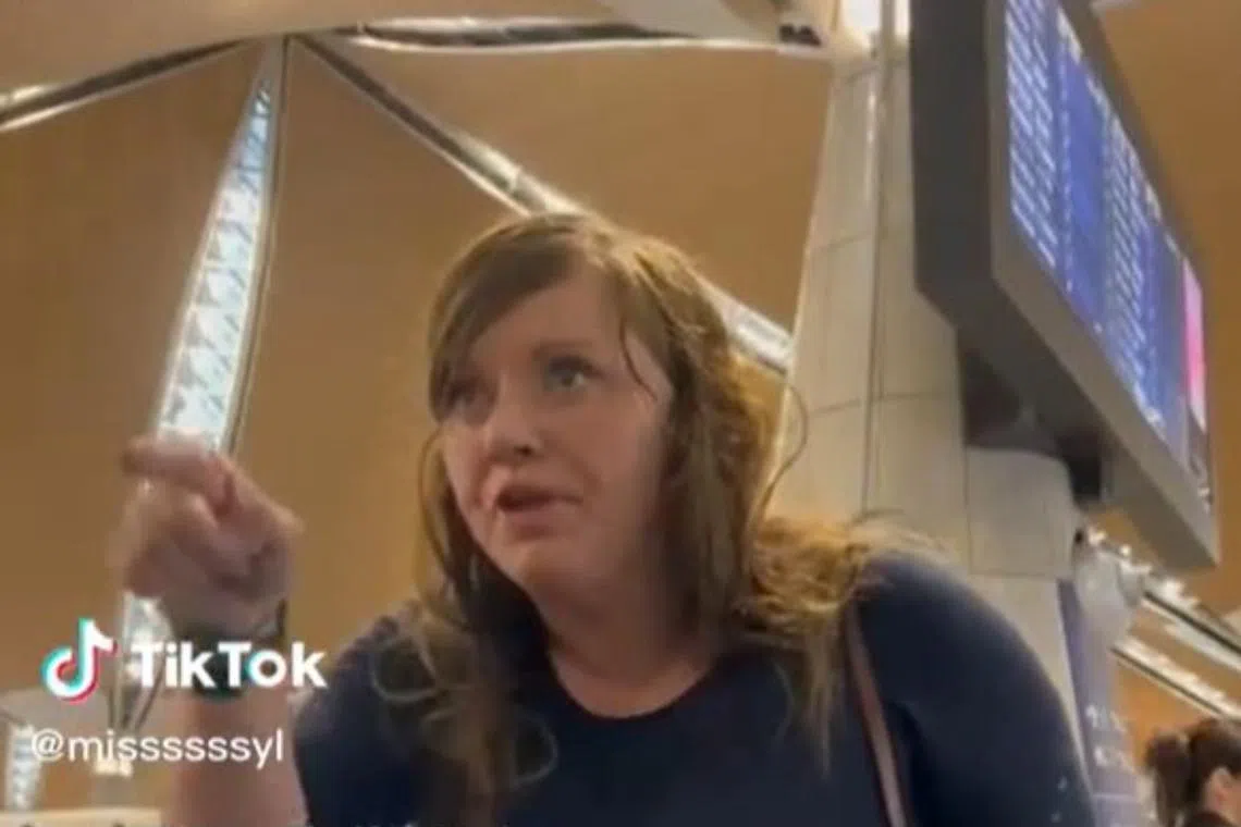 It is learnt that the woman verbally “attacked” the ground staff for two days.