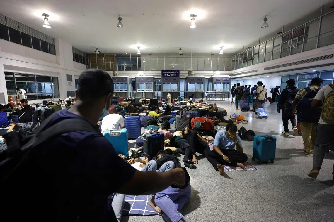 Over 1,000 flee to Thailand from Myanmar after scam hub raid