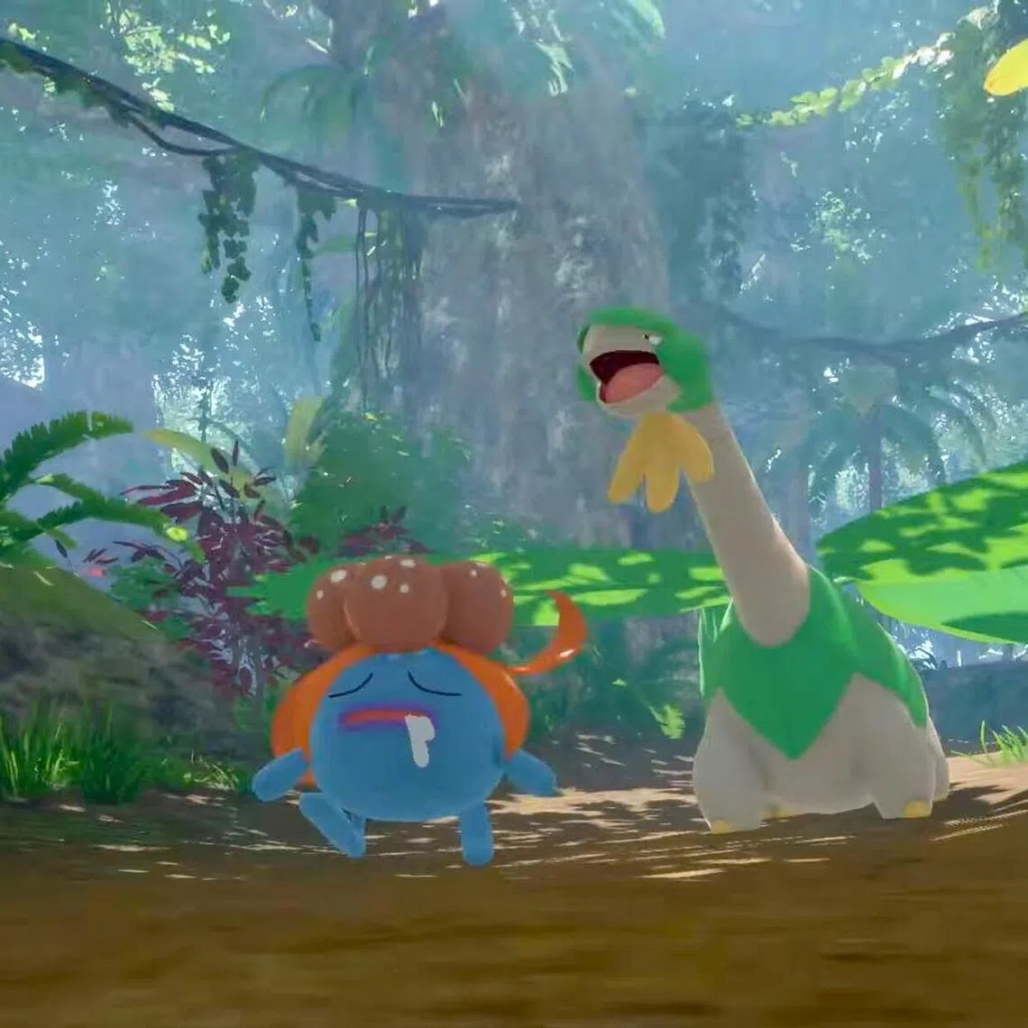 Fans have noted that the Rafflesia-like flower on Gloom (left) and bananas carried by Tropius are both closely associated with tropical South-east Asia.