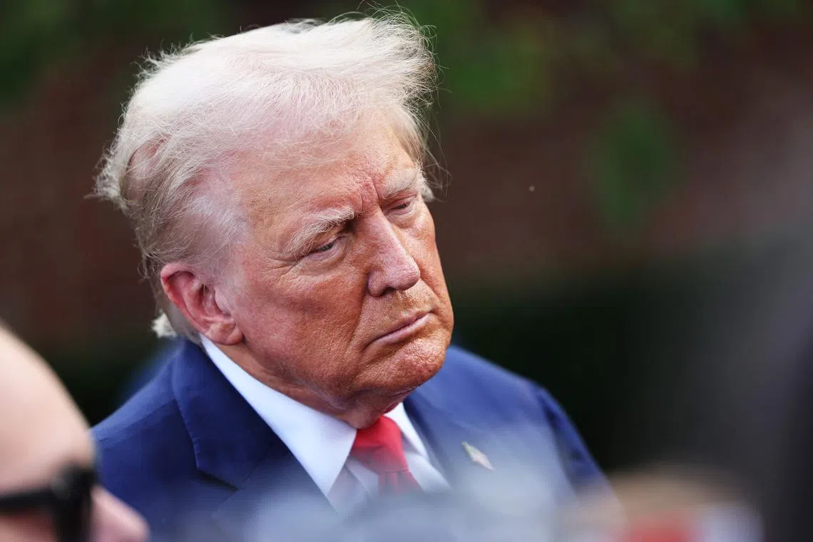 Donald Trump is “very upset” as he huddles with aides searching for a new campaign narrative.