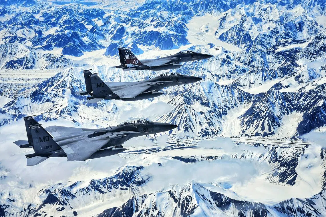 RSAF bags 2 awards at US air combat exercise in Alaska | The Straits Times