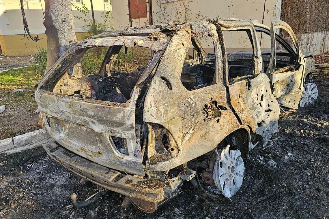 A car was shot at in a suburb of Kherson, killing one person and wounding a 2-month-old infant and his mother.