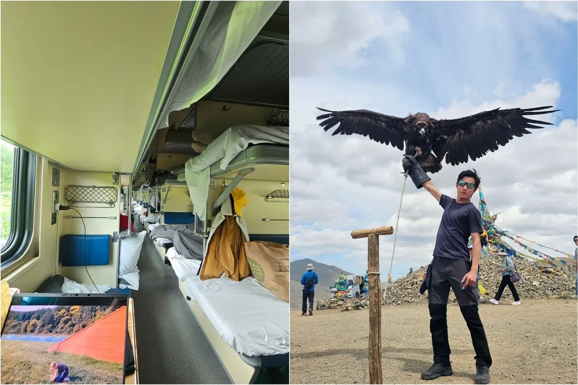 Nicholas Chua made the journey home from Scotland over a 46-day rail journey from May to July, crossing destinations like Mongolia and Russia.