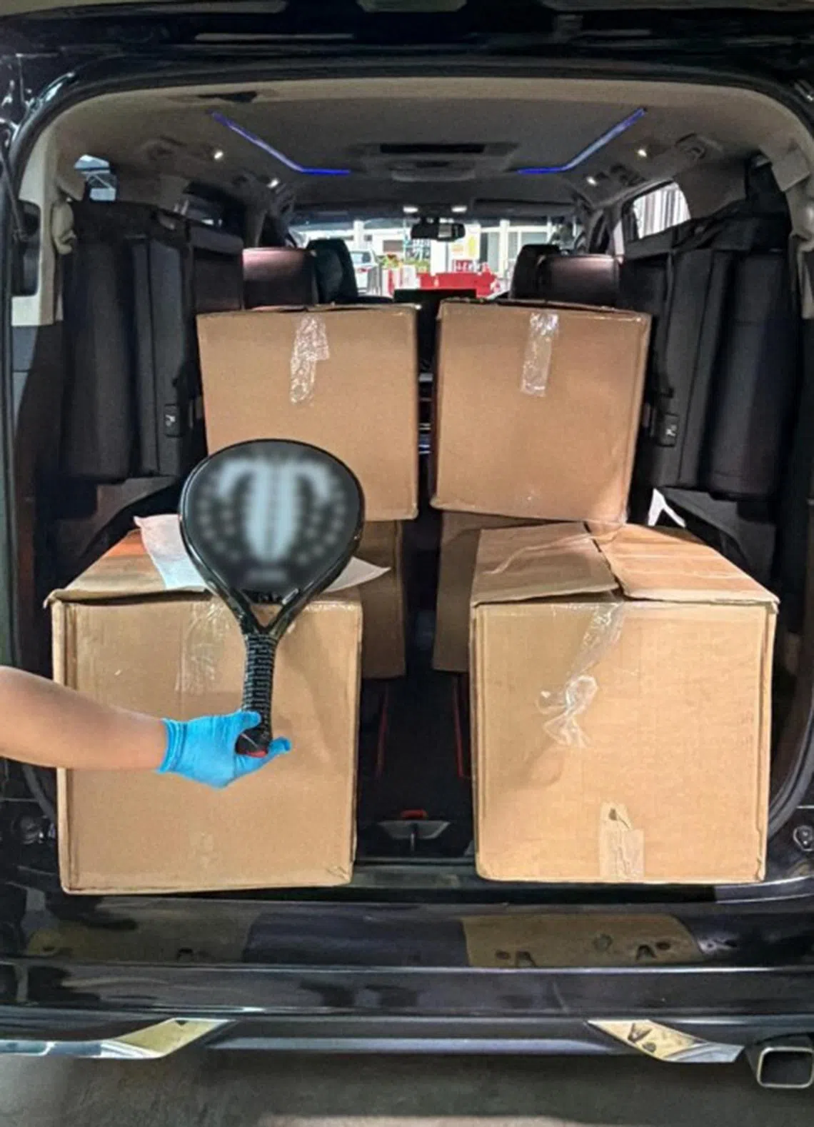A traveller at Woodlands Checkpoints under-declared the value of 120 padel rackets intended for a customer in Singapore.