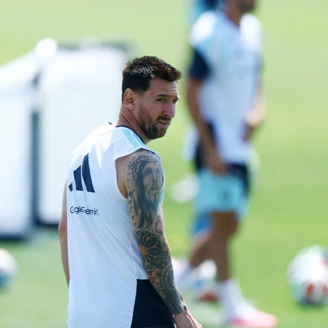 Soccer Football - FIFA World Cup 2026 - Argentina Training - Sporting KC Training Centre, Kansas City, Kansas, U.S. - June 19, 2026 Argentina's Lionel Messi during training REUTERS/Hannah Mckay