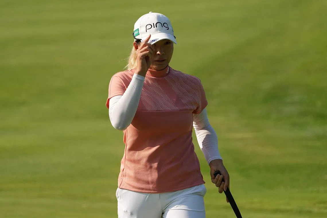 Shibuno followed up a 64 on Thursday by collecting five birdies and her first bogey of the event on Friday.