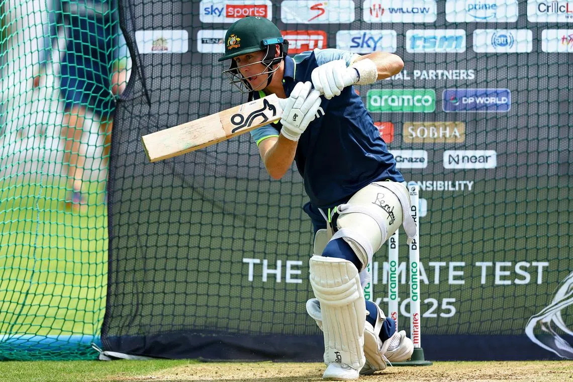 FILE PHOTO: Cricket - 2025 ICC World Test Championship Final - Australia Practice - Lord's Cricket Ground, London, Britain - June 10, 2025 Australia's Marnus Labuschagne during practice Action Images via Reuters/Andrew Boyers/File Photo