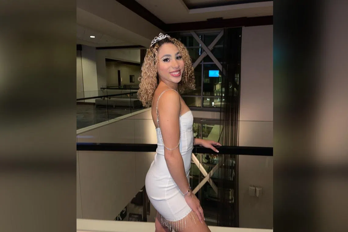 Texas cheerleader Payton Washington was one of the two shot in a carpark outside Austin, Texas.