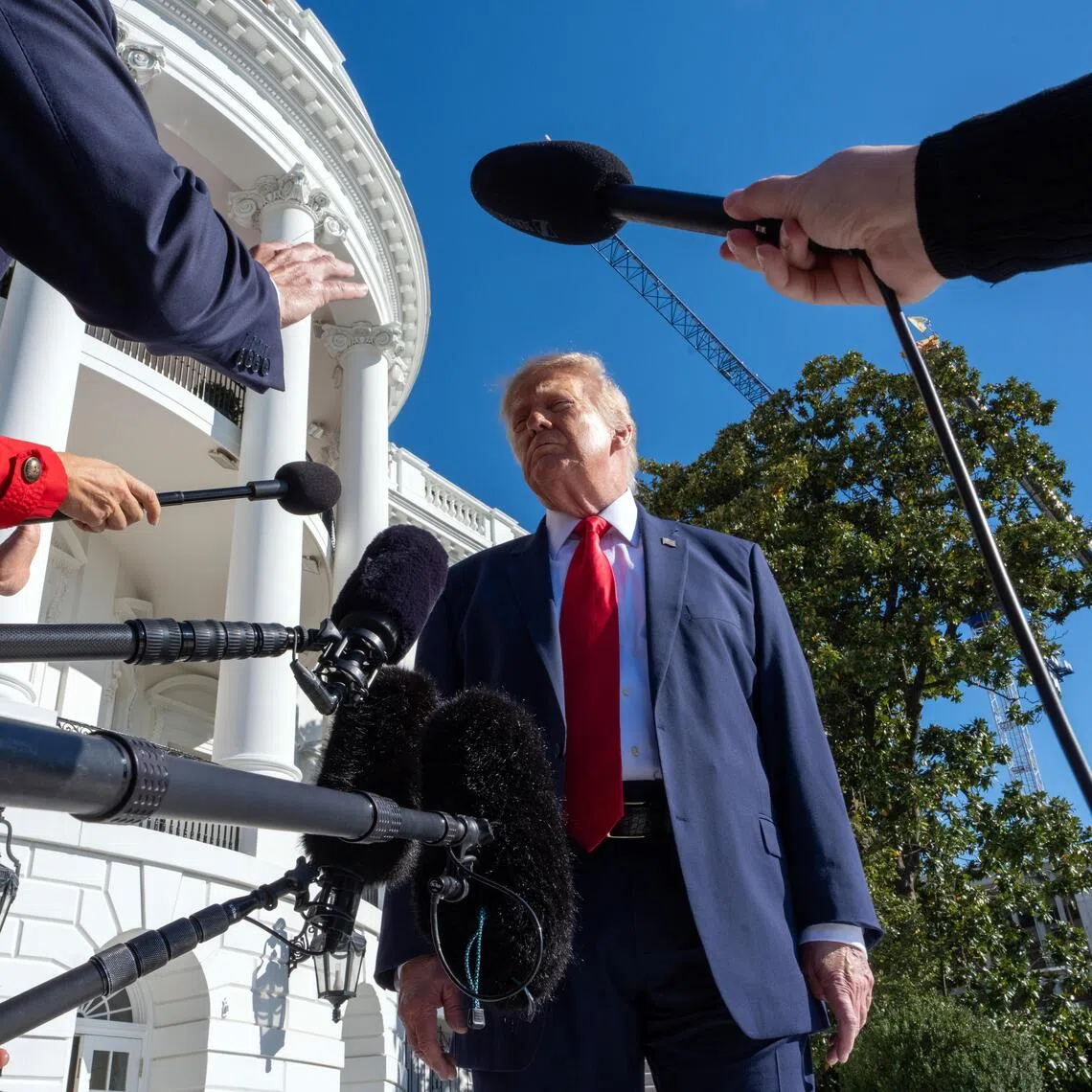 US President Donald Trump has regularly accused the US media of unfair reporting about his administration.