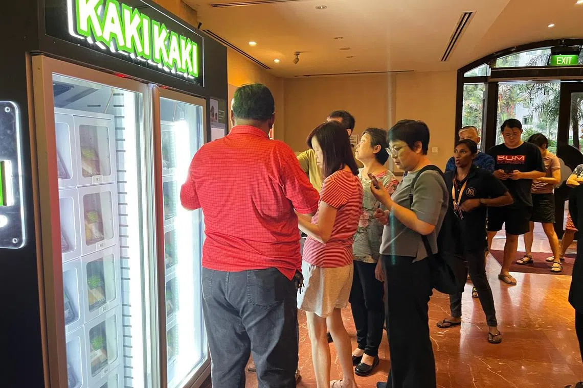The vending machine has also been installed at three condominiums around the island. 
