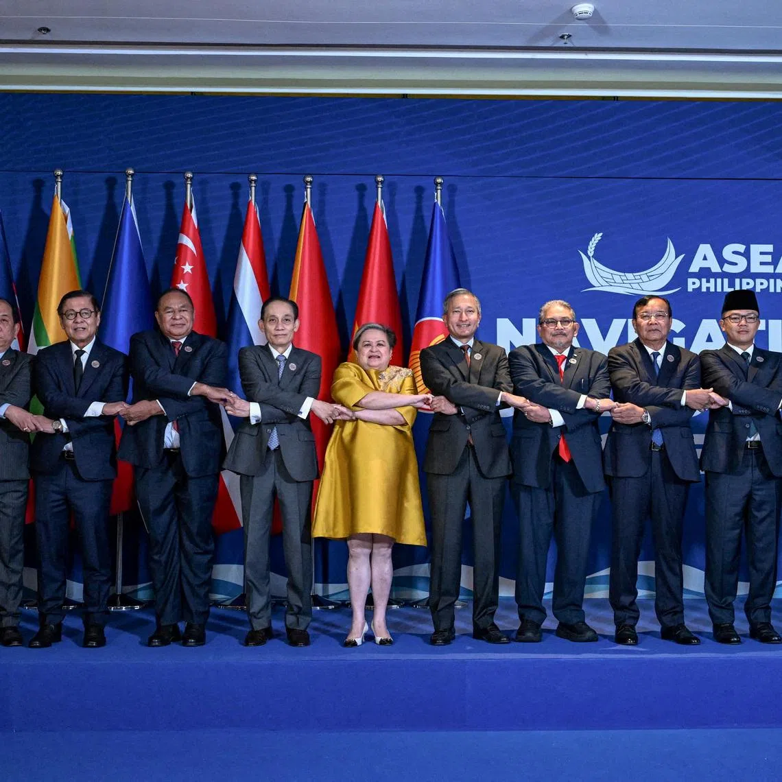 ASEAN's top diplomats gathered on Jan 29 in Cebu City for the ASEAN Foreign Ministers' Retreat. Myanmar was represented by its permanent secretary for foreign affairs.