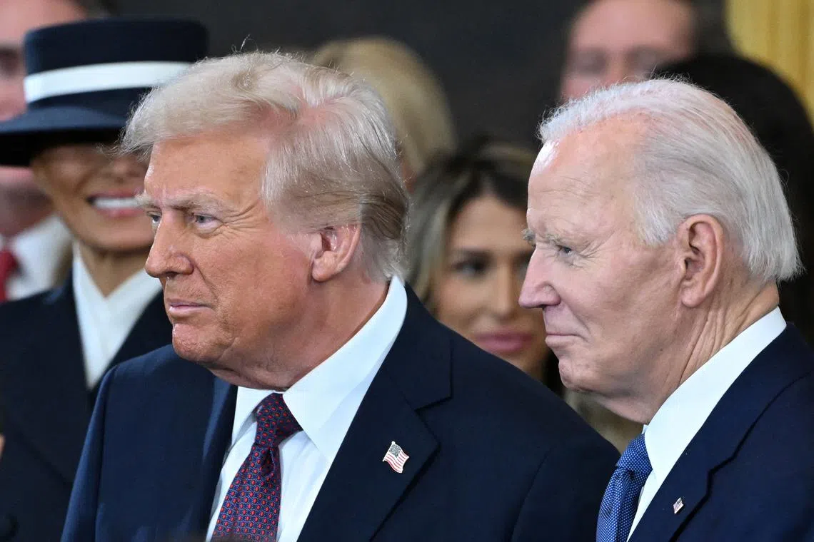US President Donald Trump said the pardons were void because his predecessor signed them with an autopen.