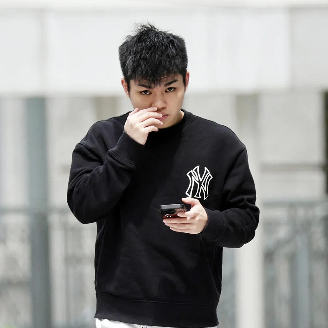 Wilderic Chan Weibin was sentenced to a year and 10 months’ jail, a fine of $300 and ordered to receive six strokes of the cane.