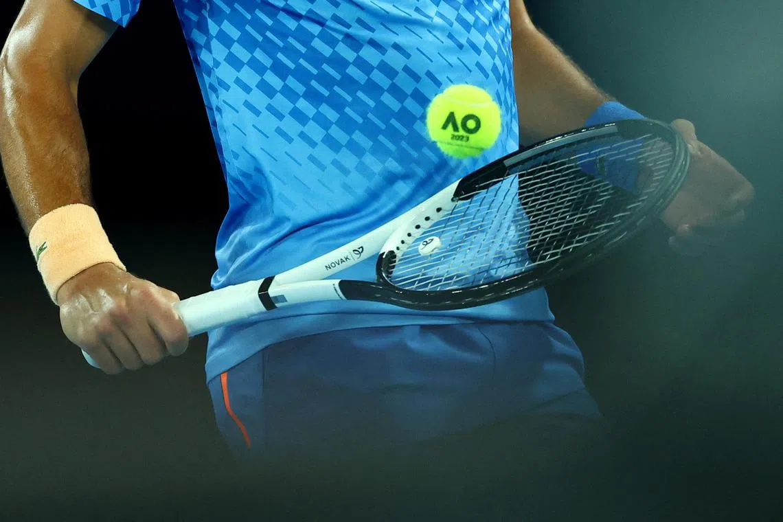 Players at the Australian Open have complained that the balls used get fluffier and bigger with more rallies and slows down play.